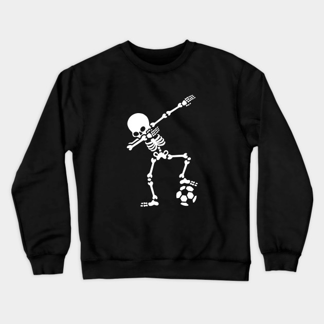 Dab dabbing skeleton football (soccer)